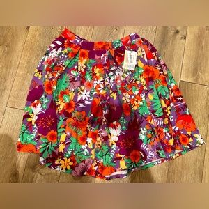 [NWT] LuLaRoe Madison Women’s Skirt - Size XL - Multicolored Floral Pattern